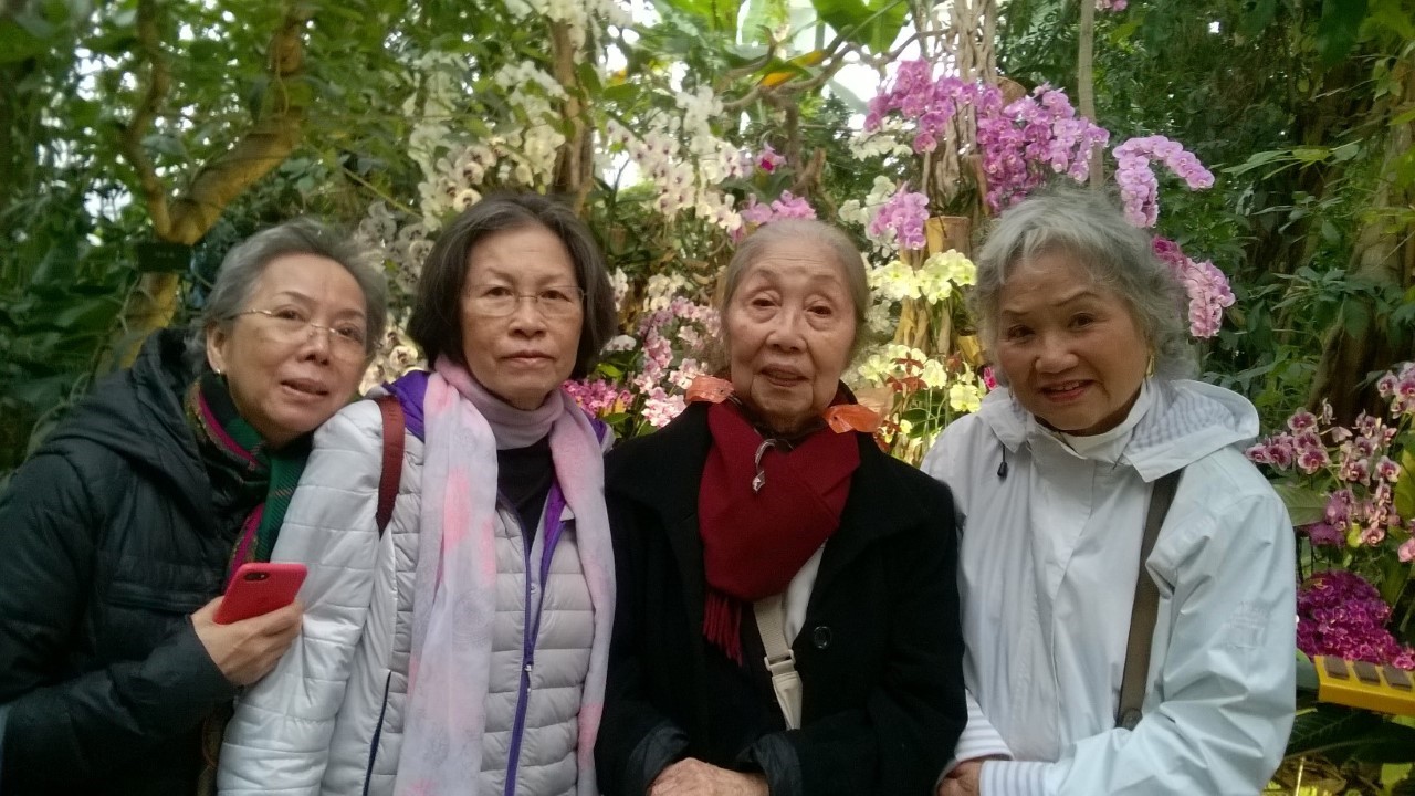 Mars 2019 - Visite de l'expo Orchidées au jardin des Plantes avec le groupe Fle Séniors