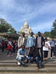 Avril 2019 - Sortie à Montmartre avec le groupe "réfugiés".